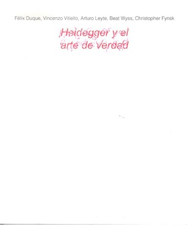 Heidegger y el arte de verdad 