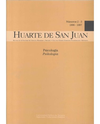 Huarte de San Juan. Psicología y Pedagogía. Nº 2-3 (1996-1997)