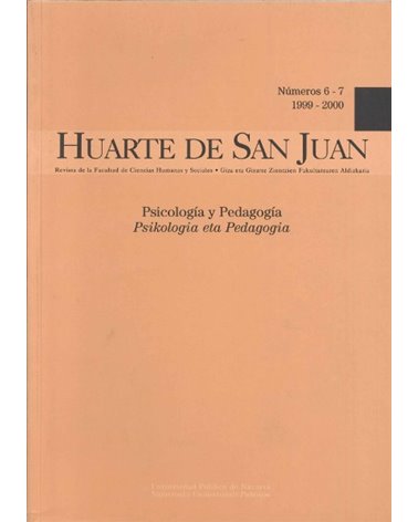 Huarte de San Juan. Psicología y Pedagogía. Nº 6-7 (1999-2000) 