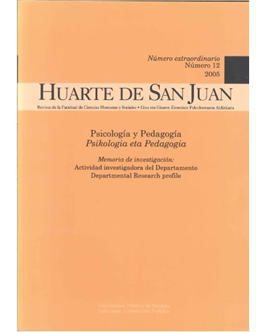 Huarte de San Juan. Psicología y Pedagogía, nº 12 (2005) 