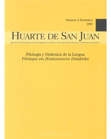 Huarte de San Juan. Filología y Didáctica de la Lengua. Nº 4 (1999)
