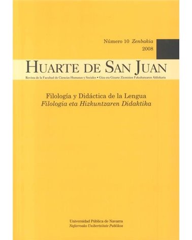 Huarte de San Juan. Filología y Didáctica de la Lengua. Nº 10 (2008) 